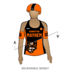 Gotham Roller Derby Manhattan Mayhem: Reversible Uniform Jersey (OrangeR/BlackR)