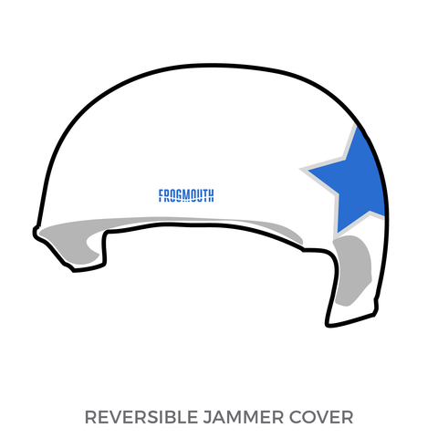 Boston Roller Derby Cosmonaughties: Jammer Helmet Cover (White)