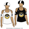 Hammer City Roller Derby: Reversible Scrimmage Jersey (White Ash / Black Ash)