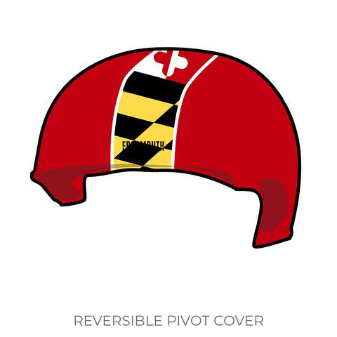 Team Maryland Roller Derby All Stars: Pivot Helmet Cover (Red)