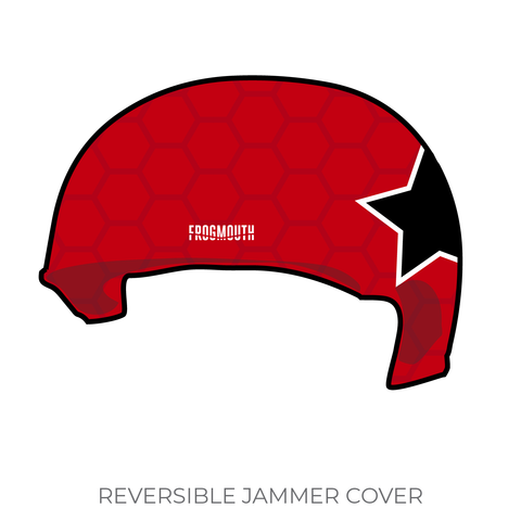 Wasatch Roller Derby Beehive Skate Revolution: Jammer Helmet Cover (Red)
