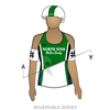 North Star Roller Derby Travel Team: Reversible Uniform Jersey (WhiteR/GreenR)