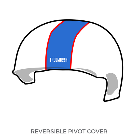 Seattle Derby Brats Mighty Rollers: Pivot Helmet Cover (White)