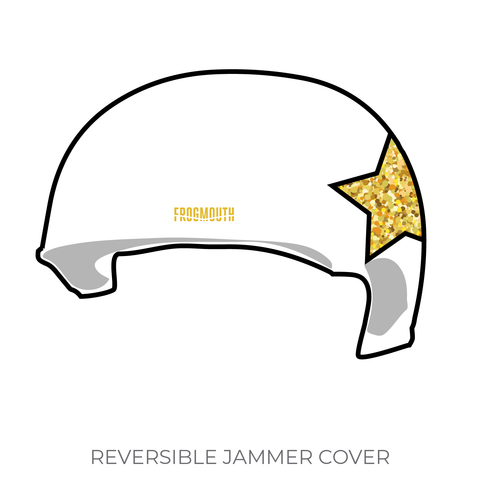 SLOCO Junior Roller Derby: Jammer Helmet Cover (White)