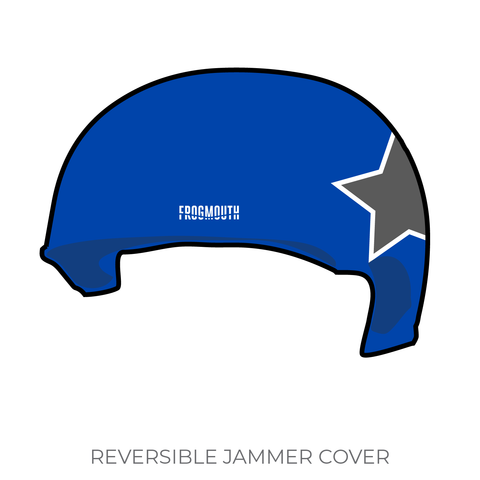 Roaring River Rejects Junior Roller Derby League: Jammer Helmet Cover (Blue)