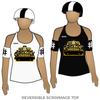 Gotham Roller Derby Bronx Gridlock: Reversible Scrimmage Jersey (White Ash / Black Ash)