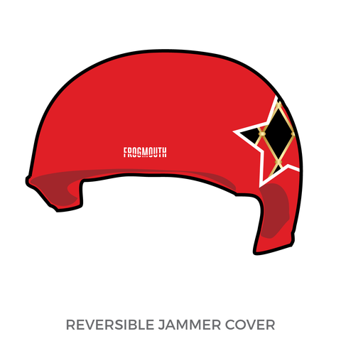Quad County Roller Derby Sideshow: Jammer Helmet Cover (Red)