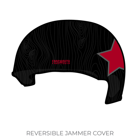 Humboldt Roller Derby Travel Teams: Jammer Helmet Cover (Black)