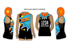 North East Roller Derby Northeast Knockouts: Uniform Sleeveless Hoodie