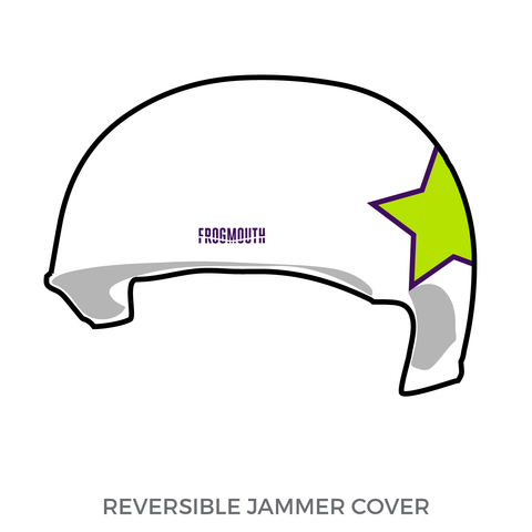 Seattle Derby Brats Acid Pops: Jammer Helmet Cover (White)