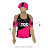 Kalamazoo Roller Derby: Reversible Uniform Jersey (PinkR/BlackR)