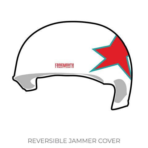 Alamo City Roller Girls Las Luchadoras: Jammer Helmet Cover (White)