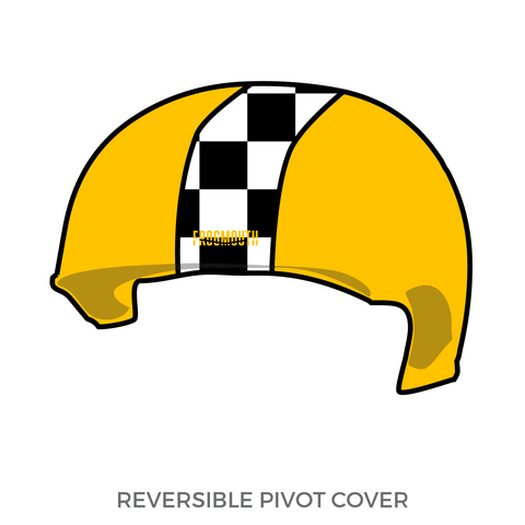 Gotham Roller Derby Bronx Gridlock: Pivot Helmet Cover (Yellow)
