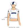 Denver Roller Derby Major Turbulence: Uniform Jersey (White)