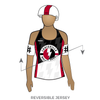 Louisville Roller Derby: Reversible Uniform Jersey (WhiteR/BlackR)