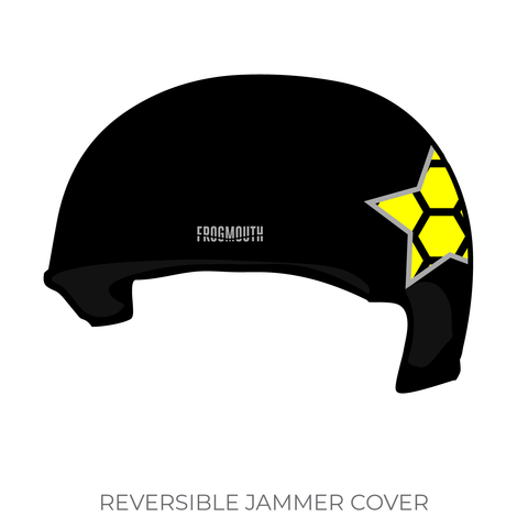 Kalamazoo Junior Roller Derby Kalamazoo Killer Beez: Jammer Helmet Cover (Black)