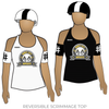 Lethbridge Roller Derby Guild Windy City Wipeouts: Reversible Scrimmage Jersey (White Ash / Black Ash)