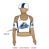 Bootleg City Roller Derby: Uniform Jersey (White)