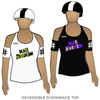Mad Mayhem Junior Roller Derby: Reversible Scrimmage Jersey (White Ash / Black Ash)