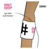 Malt Shop Rollers: Reversible Armbands
