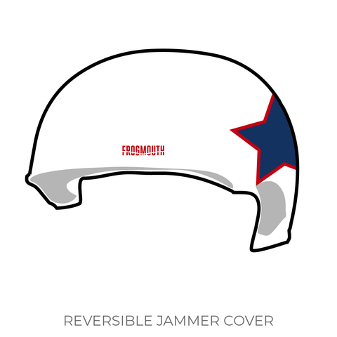 New England SkateRiots: Jammer Helmet Cover (White)