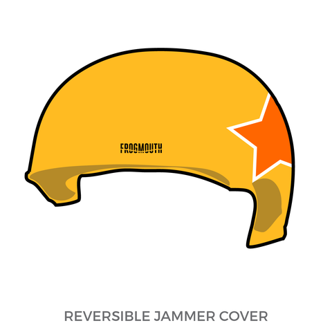 Seattle Derby Brats Stunflowers: Jammer Helmet Cover (Yellow)
