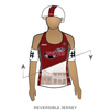 Idaho Rebel Rollers Renegades: Reversible Uniform Jersey (WhiteR/RedR)
