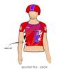 Tilted Thunder Roller Derby A Team: Uniform Jersey (Red)