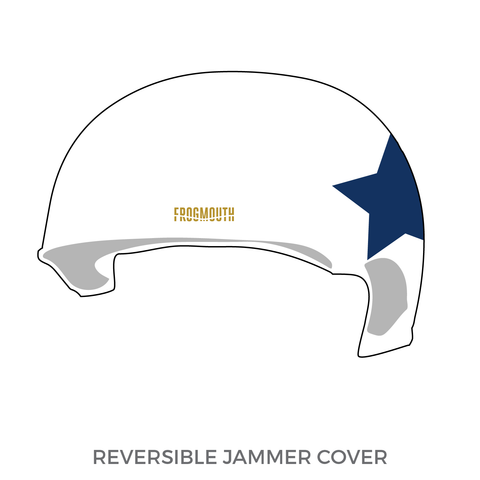 Sacramento Roller Derby: Jammer Helmet Cover (White)