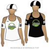 Greenville Roller Derby: Reversible Scrimmage Jersey (White Ash / Black Ash)