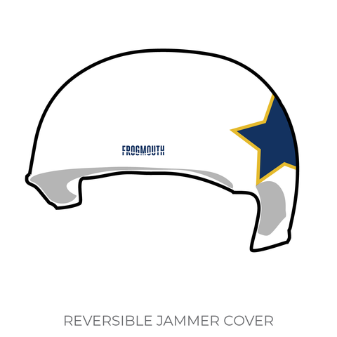 Ad Astra Junior Roller Derby: Jammer Helmet Cover (White)