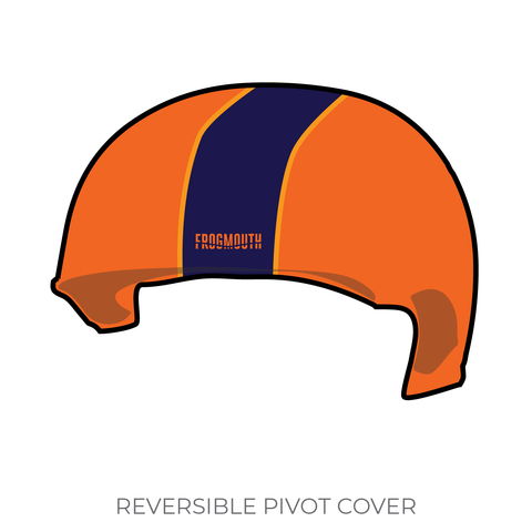 Denver Roller Derby Orange Crushers: Pivot Helmet Cover (Orange)