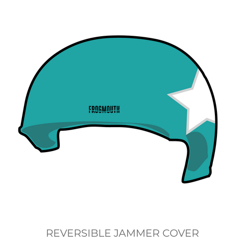 Akron Roller Derby: Jammer Helmet Cover (Blue)