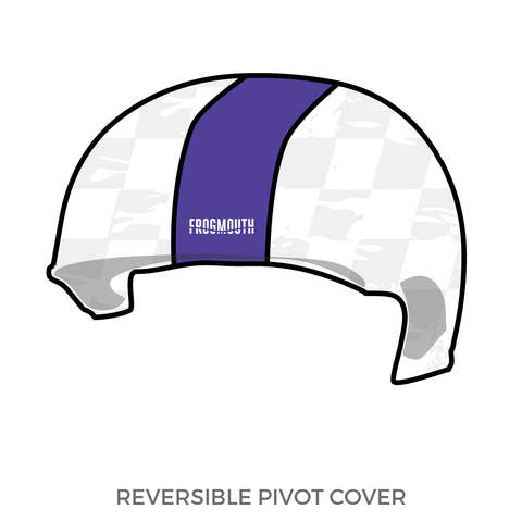 Detroit Roller Derby Grand Prix Madonnas: Pivot Helmet Cover (White)