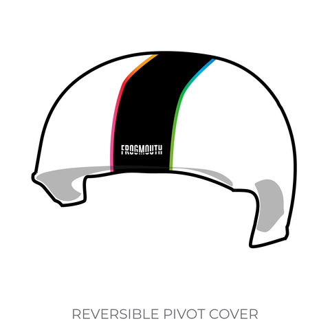Diamond Valley Roller Derby Club: Pivot Helmet Cover (White)