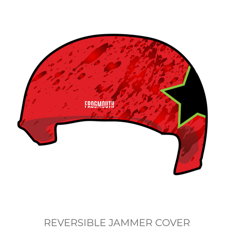 Ocala Cannibals Roller Derby: Jammer Helmet Cover (Red)