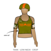 North Star Roller Derby Kilmores: Uniform Jersey (Green)