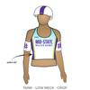 Mid-State Roller Derby: Uniform Jersey (White)