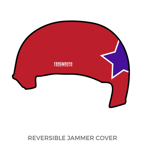 Ames Roller Derby Association Skunk River Riot: Jammer Helmet Cover (Red)