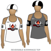 Seattle Derby Brats Evil Angels: Reversible Scrimmage Jersey (White Ash / Gray Ash)