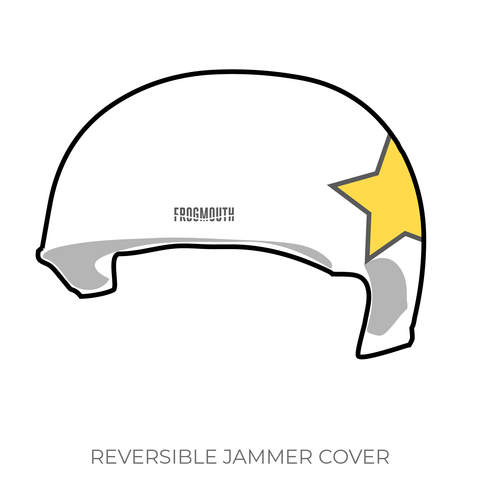 Lethbridge Roller Derby Guild Windy City Wipeouts: Jammer Helmet Cover (White)