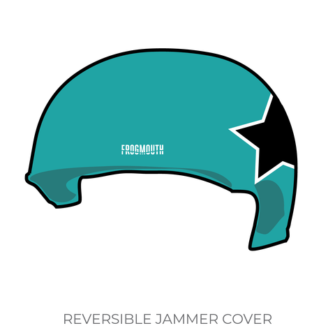 Borderland Roller Derby Chuco Town Chulas: Jammer Helmet Cover (Blue)