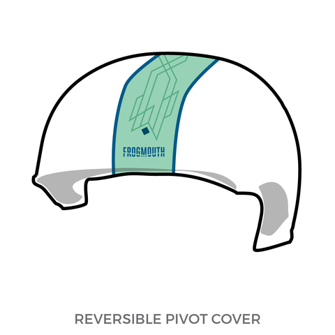 Long Island Roller Rebels: Pivot Helmet Cover (White)