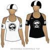 Conroe Roller Derby Conroe Scallywags: Reversible Scrimmage Jersey (White Ash / Black Ash)