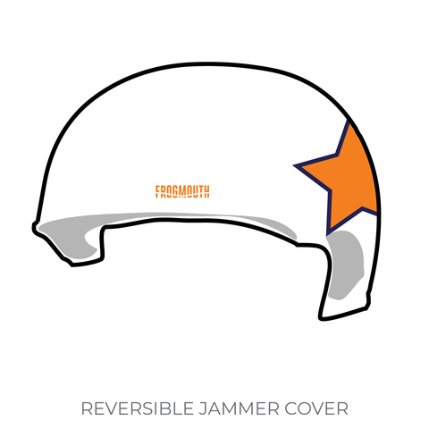 Dallas Derby Devils Rolling Rebellion: Jammer Helmet Cover (Blue)