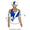 Victorian Roller Derby League: Reversible Uniform Jersey (WhiteR/BlueR)