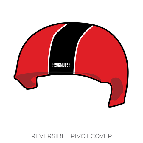 Albury Wodonga Roller Derby: Pivot Helmet Cover (Red)