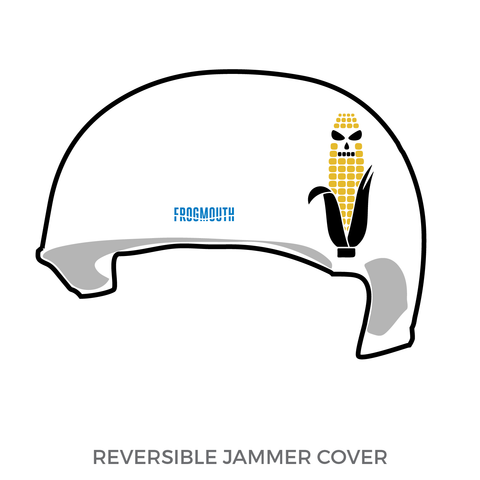 CornFed Roller Derby: Jammer Helmet Cover (White)