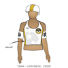 Hammer City Roller Derby: Uniform Jersey (White)