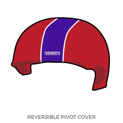 Ames Roller Derby Association Skunk River Riot: Pivot Helmet Cover (Red)